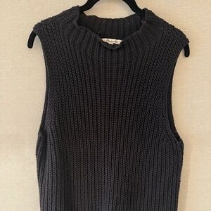 Madewell Knit black Sweater Vest